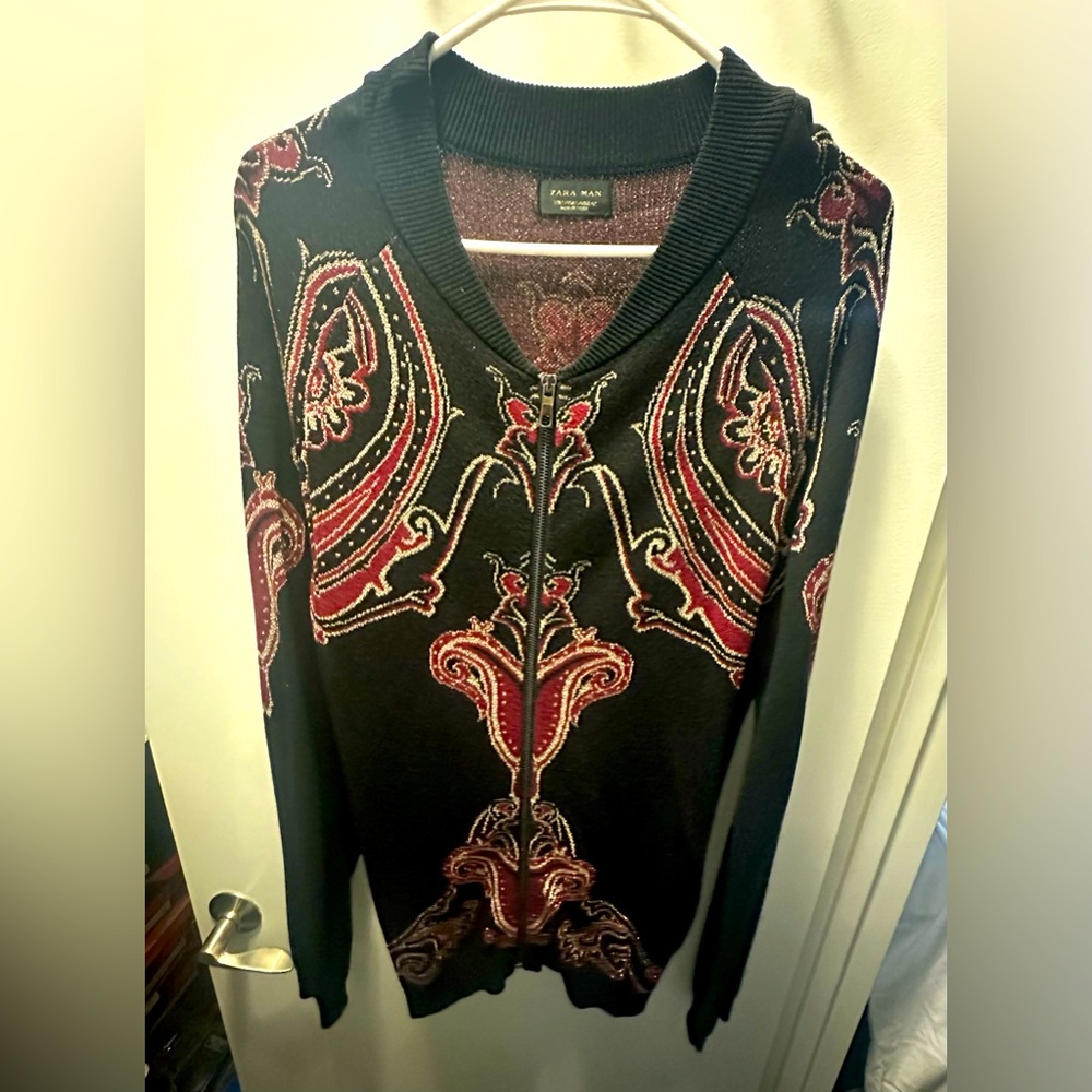 Zara zip up sweater
